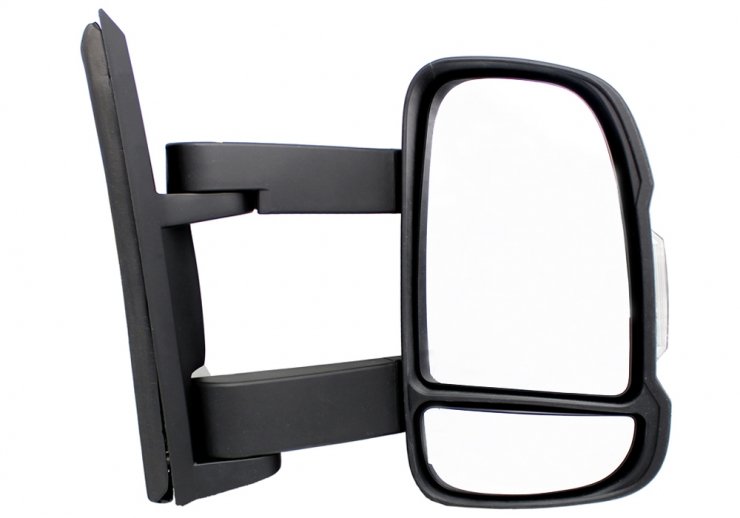 Rétroviseur manuel droit, angle mort, convexe, avec feu clignotant (2 branches) (long) FIAT-DUCATO pour CITROEN JUMPER  pour CITROEN JUMPER