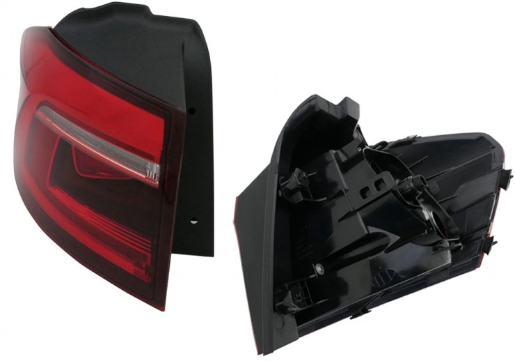 Accéder à la pièce Feu arrière extérieur gauche, fumé