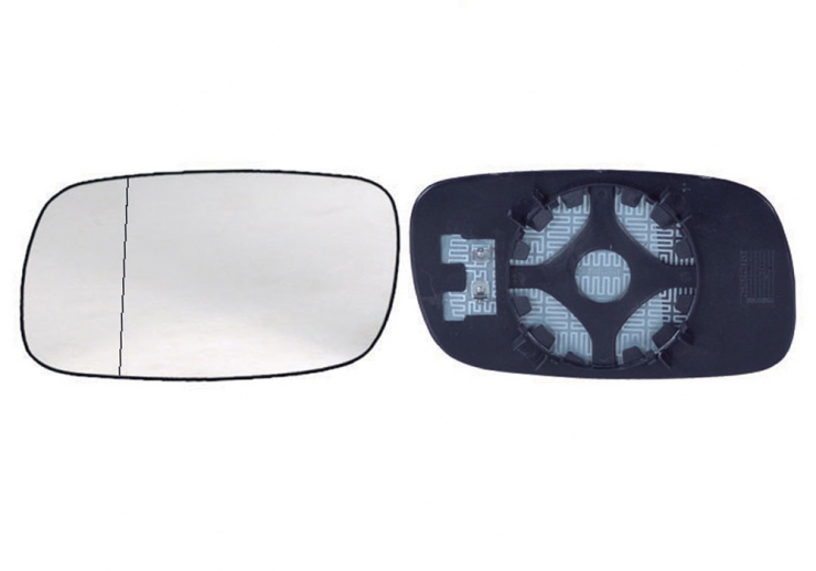 Accéder à la pièce Glace + support rétroviseur gauche, asphérique, chauffant (Depuis 1994)