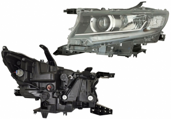 Accéder à la pièce Phare électrique gauche, LED (moteur)