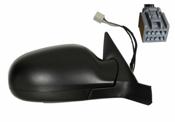 Accéder à la pièce Rétroviseur électrique droit, convexe, chauffant, apprêté, rabattable, sonde, courtoisie (9 broches)