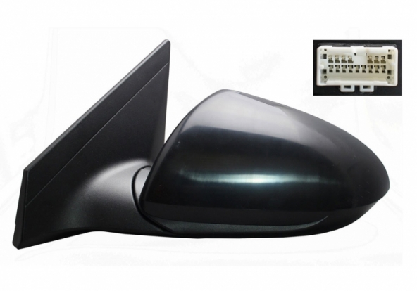 Accéder à la pièce Rétroviseur électrique gauche, convexe, chauffant, apprêté (5 branches)