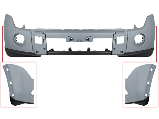 Accéder à la pièce Pare-chocs avant apprêté avec trous antibrouillards