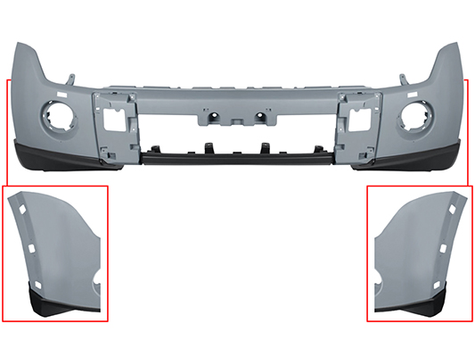 Accéder à la pièce Pare-chocs avant apprêté avec trous antibrouillards et lave-phares