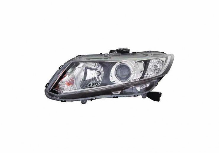 Accéder à la pièce Phare électrique gauche noir avec feu de jour H11 + HB3