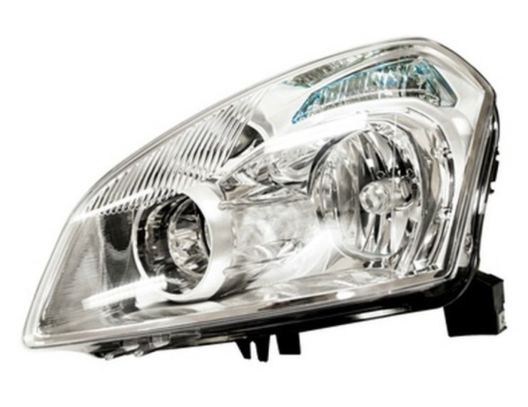 Accéder à la pièce Phare électrique gauche chromé xénon D2R + H7 (moteur)