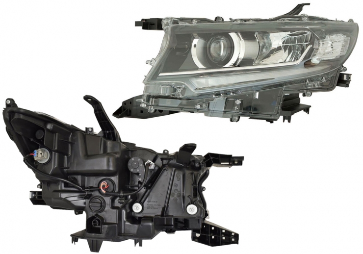 Accéder à la pièce Phare électrique gauche, LED (moteur)