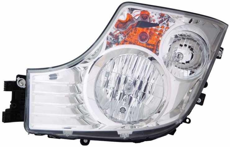 Phare manuel gauche, feu de jour, H1+H7 DAF-CF 65 pour MERCEDES ACTROS  pour MERCEDES ACTROS