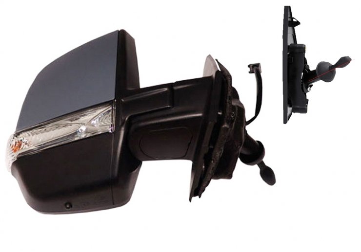 Accéder à la pièce Rétroviseur droit mécanique à peindre + feu + sonde [2 glaces]