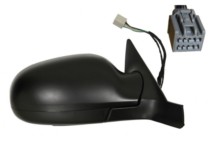 Rétroviseur électrique droit, convexe, chauffant, apprêté, rabattable, sonde, courtoisie (9 broches) VOLVO-S80 pour VOLVO S80  pour VOLVO S80