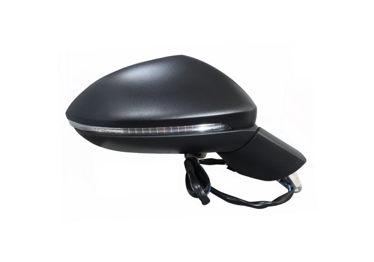 Rétroviseur électrique gauche, asphérique, chauffant, avec feu clignotant, avec mémoire (12 broches) VOLKSWAGEN-GOLF pour VOLKSWAGEN GOLF  pour VOLKSWAGEN GOLF