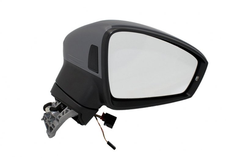 Rétroviseur électrique droit, convexe, chauffant, apprêté, avec feu clignotant, LED, side (8 broches) VOLKSWAGEN-TIGUAN pour VOLKSWAGEN TIGUAN  pour VOLKSWAGEN TIGUAN