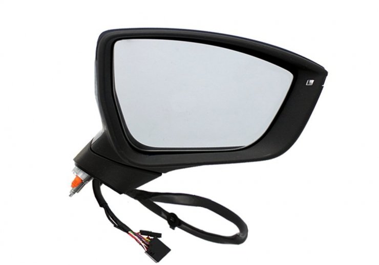 Rétroviseur électrique droit, convexe, chauffant, apprêté, rabattable, avec feu clignotant, courtoisie, mémoire, side (15 broches) SEAT-ateca pour SEAT ATECA  pour SEAT ATECA