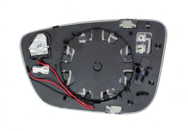 Accéder à la pièce Glace + support de rétroviseur droit, asphérique, chauffant, side