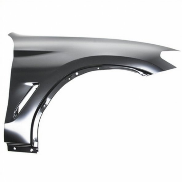 Accéder à la pièce Aile avant droite, aluminium