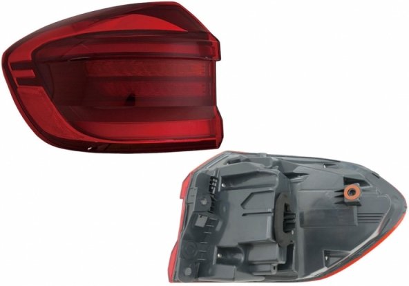 Accéder à la pièce Feu arrière gauche, LED