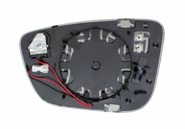 Accéder à la pièce Glace + support de rétroviseur droit, asphérique, chauffant, side