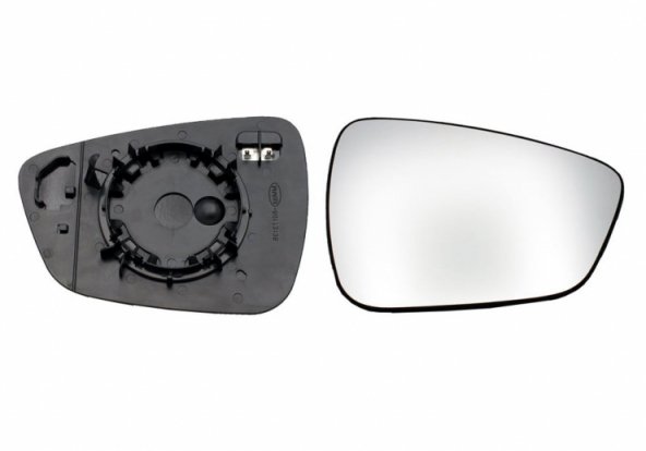 Accéder à la pièce Glace + support rétroviseur droit, convexe, chauffant