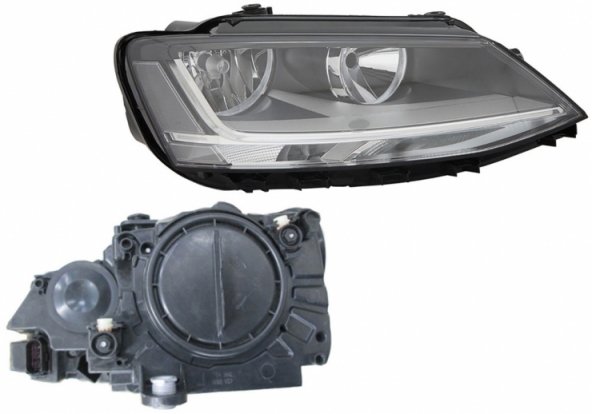 Accéder à la pièce Phare électrique droit, LED, H7+H7 (moteur)