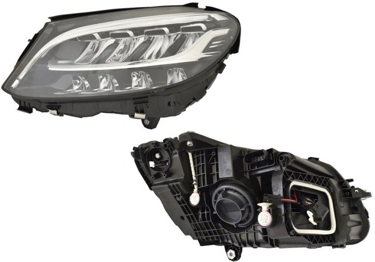 Accéder à la pièce Phare électrique gauche, LED (moteur) (depuis 01/2018)