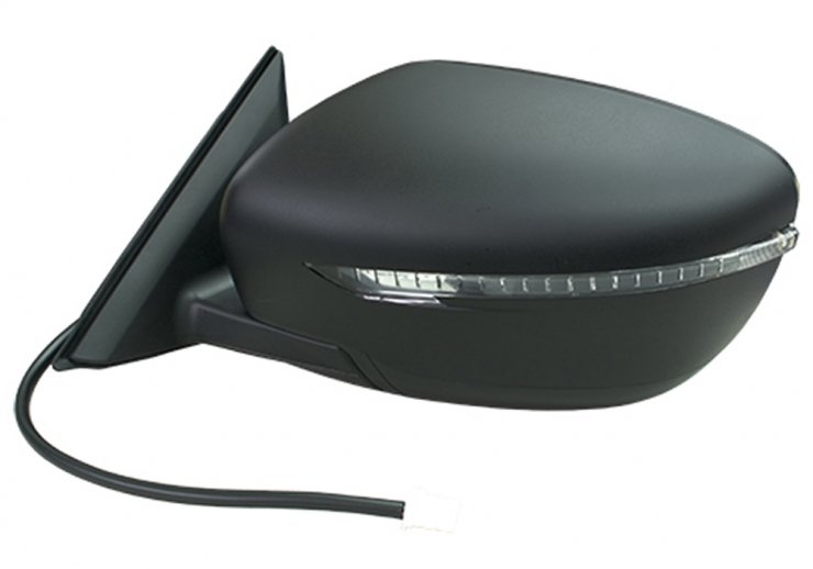 Accéder à la pièce Rétroviseur électrique gauche, convexe, apprêté, avec feu clignotant (5 broches)