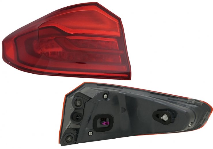 Accéder à la pièce Feu arrière gauche, LED (berline)