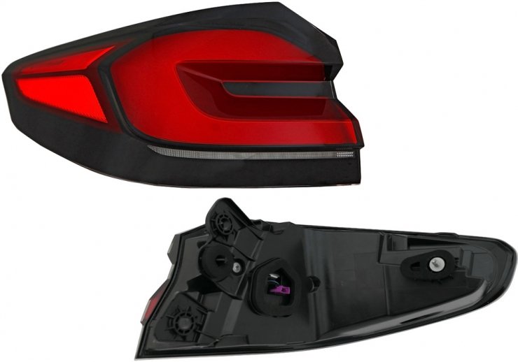 Accéder à la pièce Feu arrière gauche, LED (depuis 2021)