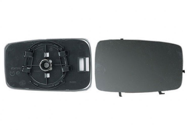 Accéder à la pièce Glace + support pour rétroviseur droit, convexe