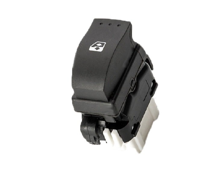 Accéder à la pièce Interrupteur noir lève-vitres porte avant gauche (6 broches - blanc)