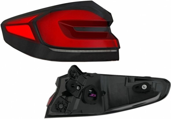 Accéder à la pièce Feu arrière gauche, LED (depuis 2021)