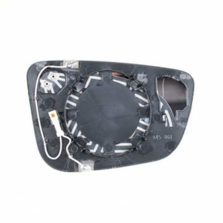 Accéder à la pièce Glace + support de rétroviseur gauche, asphérique, chauffant, chromé, antireflet