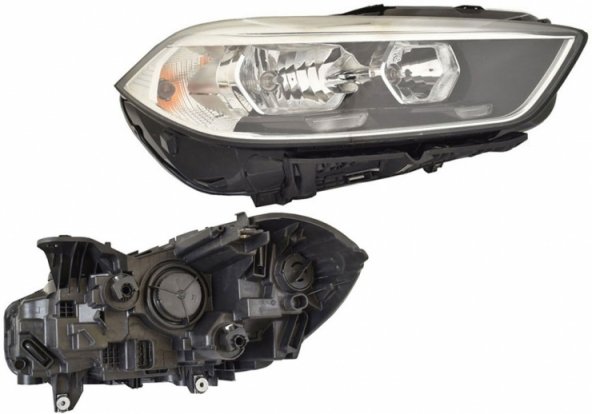 Accéder à la pièce Phare électrique droit, LED, H7+H7 (moteur)