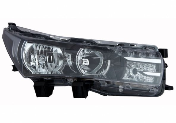 Accéder à la pièce Phare électrique droit, noir, LED, H11+HB3