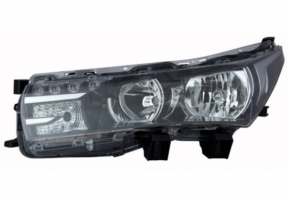 Accéder à la pièce Phare électrique gauche, noir, LED, H11+HB3