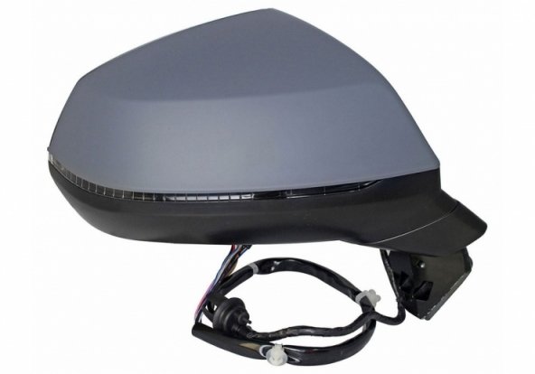 Accéder à la pièce Rétroviseur électrique droit, convexe, chauffant, apprêté, rabattable, avec feu clignotant, mémoire (15 broches)