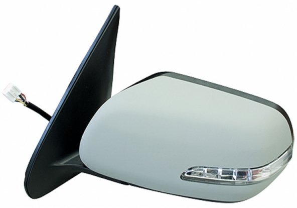 Accéder à la pièce Rétroviseur électrique gauche, convexe, apprêté, avec feu clignotant