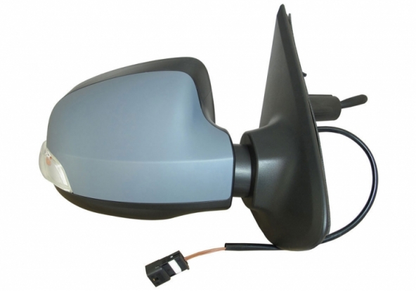 Accéder à la pièce Rétroviseur mécanique droit, convexe, apprêté, avec feu clignotant (2 broches)