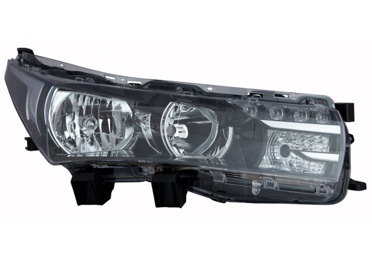 Accéder à la pièce Phare électrique droit, noir, LED, H11+HB3