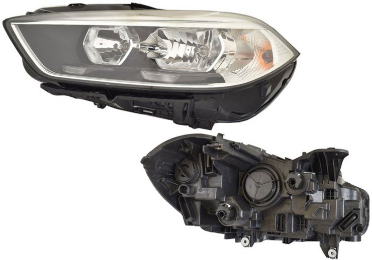 Accéder à la pièce Phare électrique gauche, LED, H7+H7 (moteur)