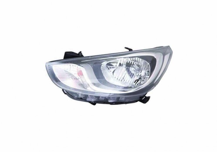 Accéder à la pièce Phare électrique gauche, noir, H4 (moteur)