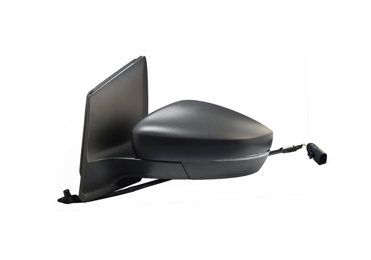 Rétroviseur mécanique gauche, convexe, avec feu clignotant (4 broches) VOLKSWAGEN- pour VOLKSWAGEN UP   pour VOLKSWAGEN UP