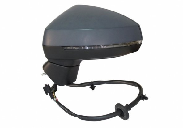 Accéder à la pièce Rétroviseur électrique gauche, asphérique, chauffant, apprêté, rabattable, avec feu clignotant, side (12 broches) (Limousine)
