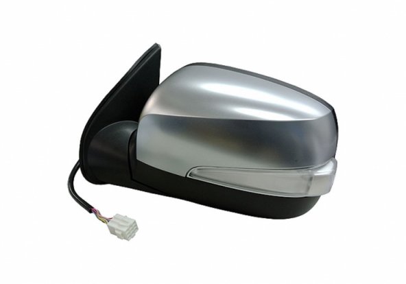 Accéder à la pièce Rétroviseur électrique gauche, convexe, rabattable, avec feu clignotant, chromé (7 broches) Accéder à la pièce Rétroviseur électrique gauche, convexe, rabattable, avec feu clignotant, chromé (7 broches)
