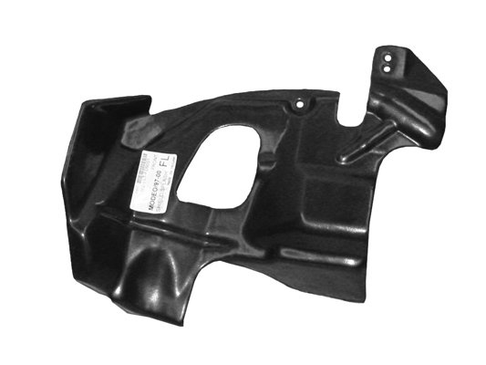 Accéder à la pièce Protection sous le moteur gauche