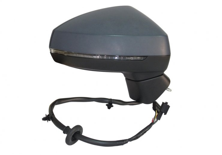 Accéder à la pièce Rétroviseur électrique droit, asphérique, chauffant, apprêté, rabattable, avec feu clignotant, mémoire (14 broches) (Limousine)