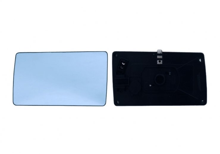 Accéder à la pièce Glace + support rétroviseur gauche, plate, bleu