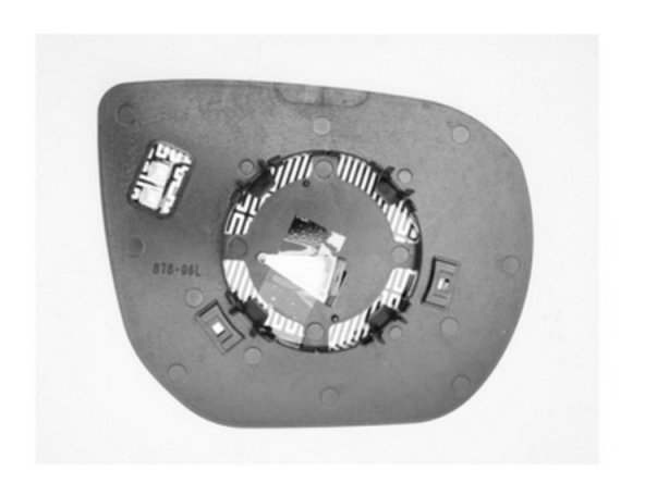 Accéder à la pièce Glace + support de rétroviseur gauche, asphérique, chauffant, chromé