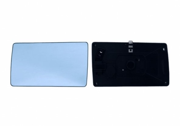 Accéder à la pièce Glace + support rétroviseur gauche, plate, bleu