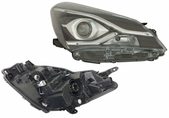 Accéder à la pièce Phare électrique droit, LED (5 portes)