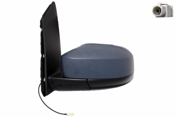 Accéder à la pièce Rétroviseur manuel gauche, asphérique, apprêté, avec antenne